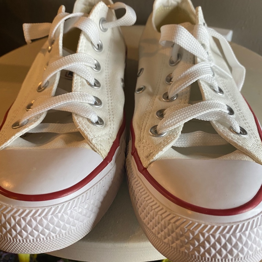 White Converse Chuck Taylor All Star Sneakers